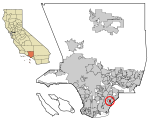 LA County Incorporated Areas Artesia highlighted